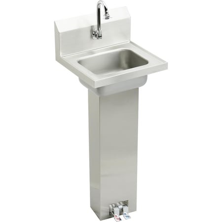 Elkay 15.5 in W x 16.75 in L x 13 in H, Stainless Steel CHSP17161